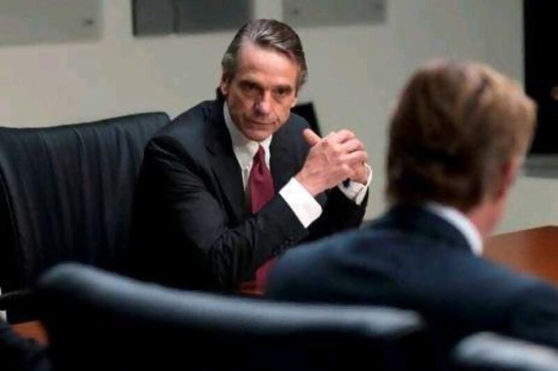 Jeremey Irons in Margin Call.