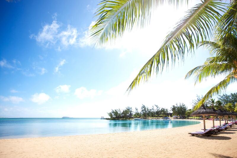 The five-star Lux Grand Gaube resort has a calm lagoon, perfect for a lazy day by the water. Courtesy Lux Grand Gaube