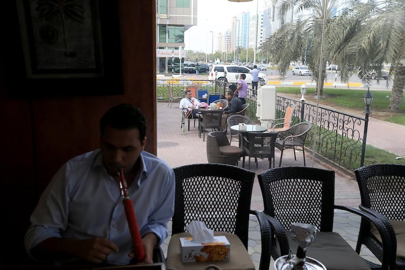 A reader expresses delight over the rule banning shisha cafes in Abu Dhabi. Ravindranath K / The National