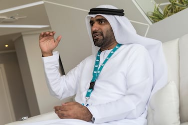 Tahnoon Saif, Vice President Aviation of Dubai South, says the recently unveiled masterplan for the Expo legacy community ‘District 2020’ will provide space for aviation research & development operations. Antonie Robertson/The National