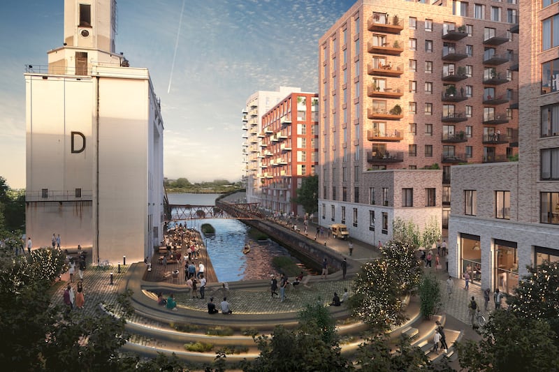 The Millennium Mills project in Silvertown, east London. Photo: Lendlease