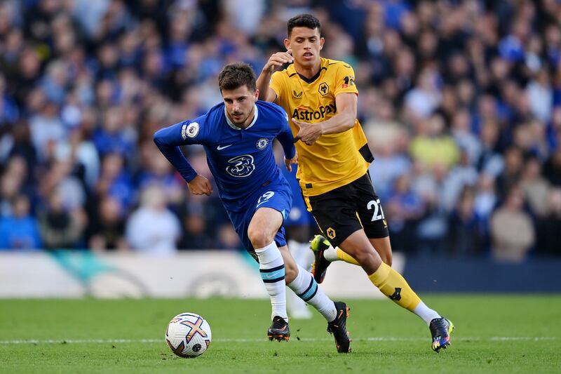 CM: Mason Mount (Chelsea). An encouraging return to form for the England midfielder. Helped himself to two assists against Wolves, following his accurate cross for Kai Havertz to open the scoring with a lovely reverse pass for Christian Pulisic to double Chelsea’s lead. Getty