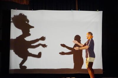 Sticks Stones Broken Bones uses shadow puppetry to tell its tales