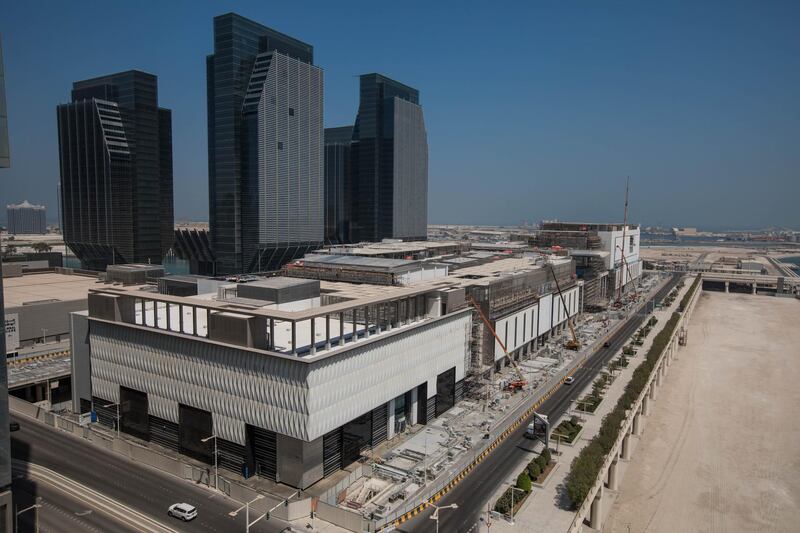 Al Maryah Central, a 2.3 million square foot shopping centre located at the core of Al Maryah Island in Abu Dhabi. Courtesy Gulf Related