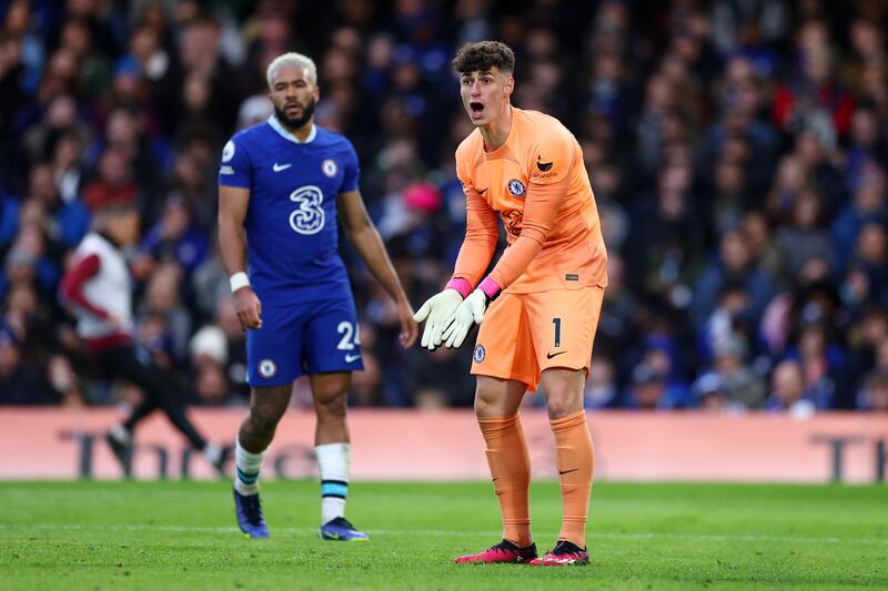 CHELSEA PLAYER RATINGS: Kepa Arrizabalaga - 6. Had nothing to do apart from picking the ball out of his own net twice. Can’t be faulted for either of the goals. Getty