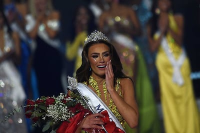 Noelia Voigt, form Utah, won the pageant on Friday. Reuters
