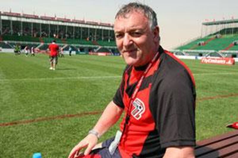 Macari was at the Dubai Football Sevens last week with the Manchester United Legends.