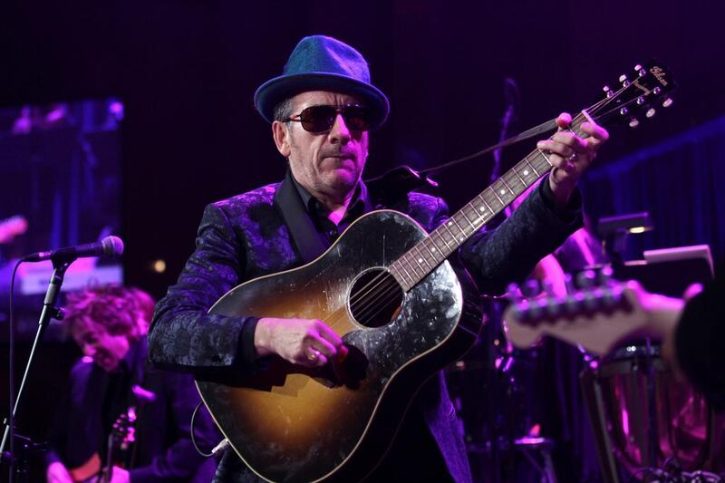 Elvis Costello is coming to Dubai in May. Greg Allen / Invision / AP