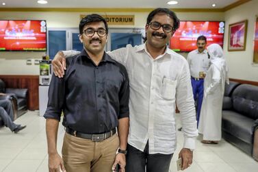  UAE residents Shukoor Ali Kallungal and Ashraf Ponnani are taking a keen interest in the elections in their homeland. Victor Besa / The National