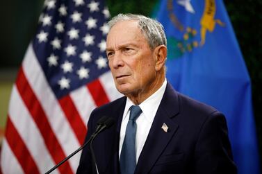 Michael Bloomberg speaks at a gun control advocacy event on February 26, 2019. AP Photo
