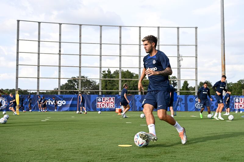 Christian Pulisic on the ball. 