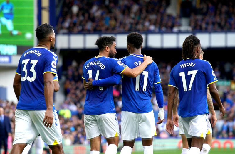 Everton: Average age 27.88 years, 0.4 % minutes by U21s.