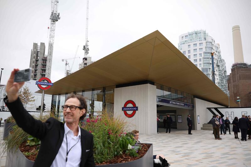 On Monday, Battersea Power Station and Nine Elms London underground stations were unveiled. It was the first major expansion of the Tube since the Jubilee Line stretched eastwards in 1999. AFP