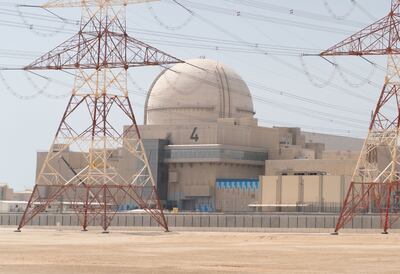 Abu Dhabi's Barakah Nuclear Energy Plant is central to the UAE's clean energy drive. Photo: Wam


