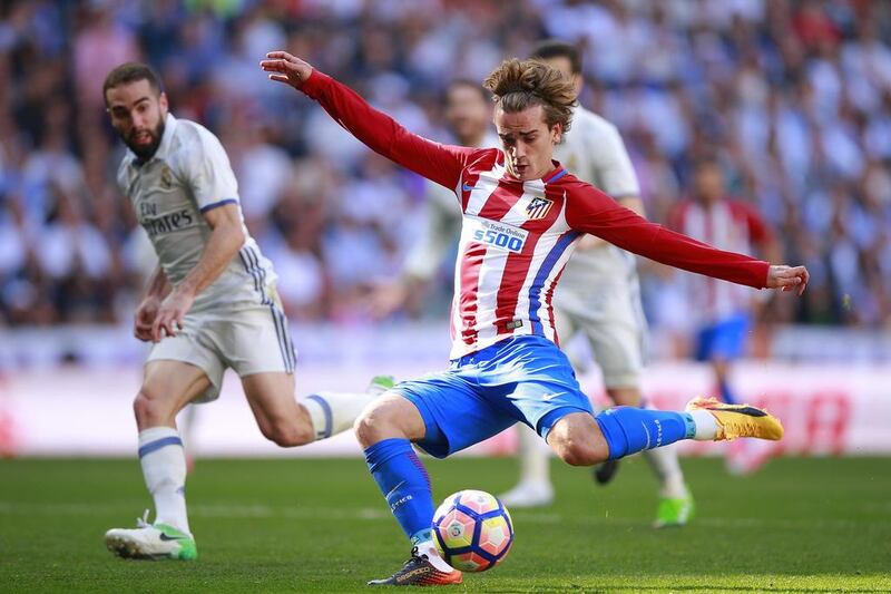 Antoine Griezmann scored 26 goals in all competitions for Atletico Madrid this season. Gonzalo Arroyo Moreno / Getty Images