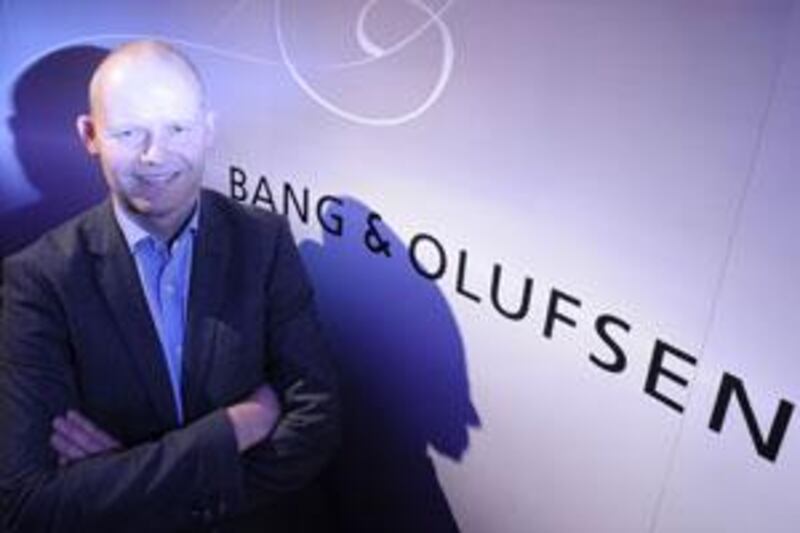 Jakob Odgaard says he couldn't live without all the Bang & Olufsen products he has in his home.