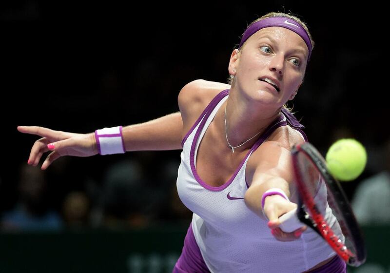 Petra Kvitova, 25, of the Czech Republic, split from her coach of seven years, David Kotyza, last month following her second round exit from the Australian Open. (AP Photo/Joseph Nair)