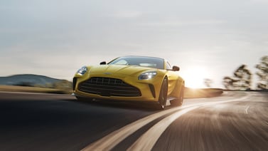 Aston Martin's new Vantage, one of three cars it launched last month. Photo: Aston Martin