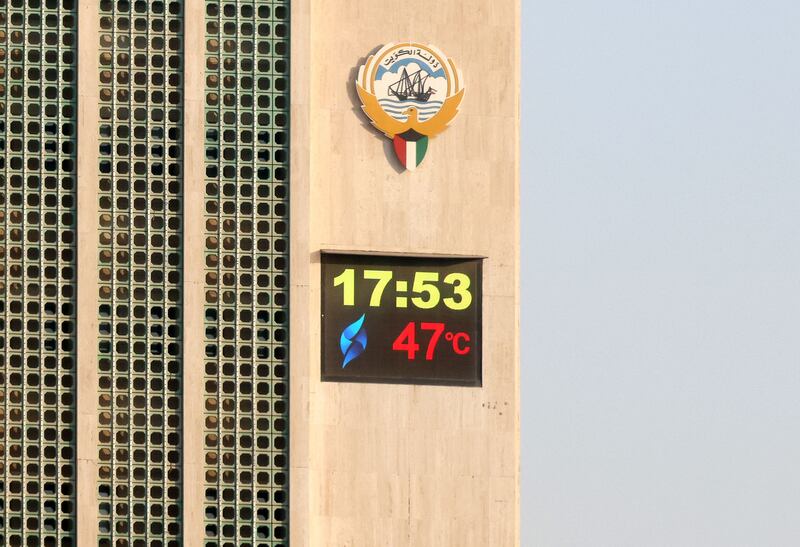 Temperatures have soared in Kuwait, forcing households to use more power for cooling. AFP