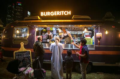 Visit Street Fest at Lake Park on the Corniche as part of Abu Dhabi Food Festival. Truckers DXB