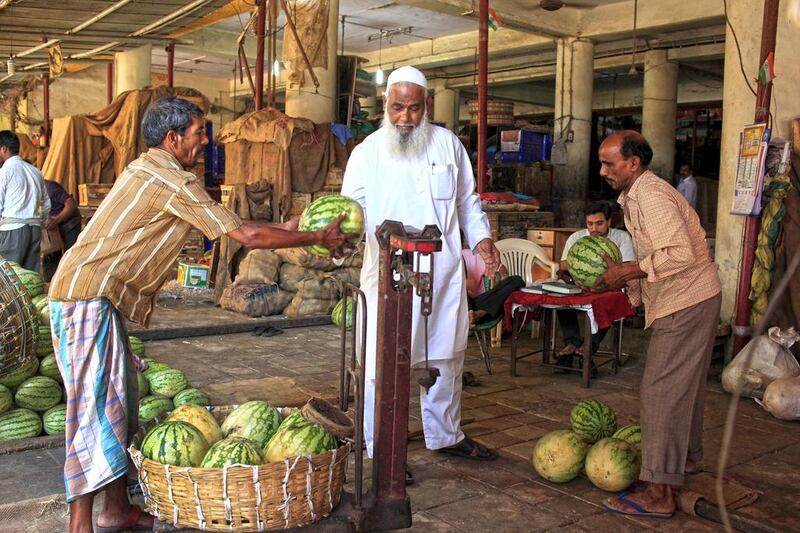 Crawford Market has one of the best fruit markets in Mumbai. Subhash Sharma for The National