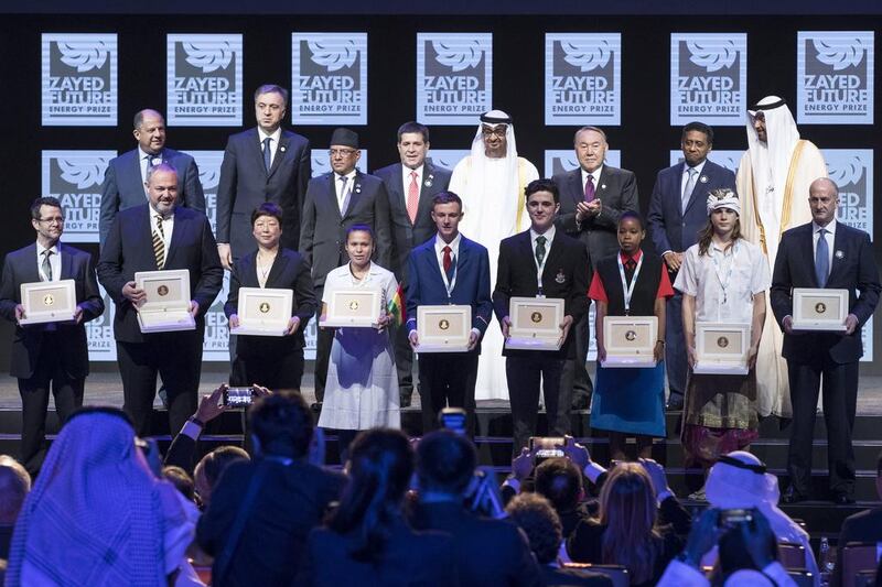 Zayed Future Energy Prize is awarded to the most visionary leaders, from the private and not-for-profit sectors, who are striving towards an energy future spearheaded by renewables and sustainable solutions. Ryan Carter / Crown Prince Court - Abu Dhabi