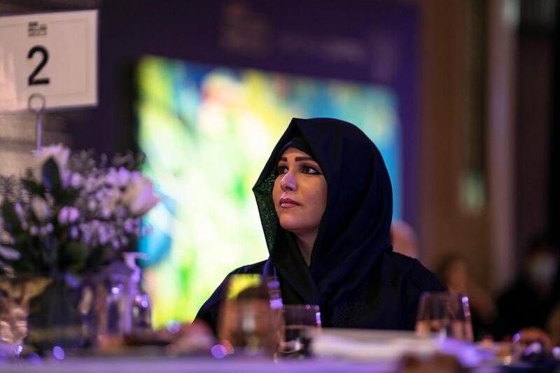 Sheikha Latifa bint Mohammed bin Rashid Al Maktoum, chairperson for Dubai Culture attended the art auction to raised money for the 100 Million Meals campaign. Source, WAM