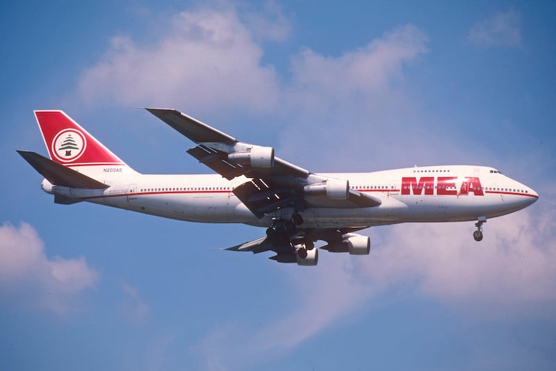 The Middle East Airlines (MEA) Boeing 747-200 pictured in January 1996. Photo: Aero Icarus