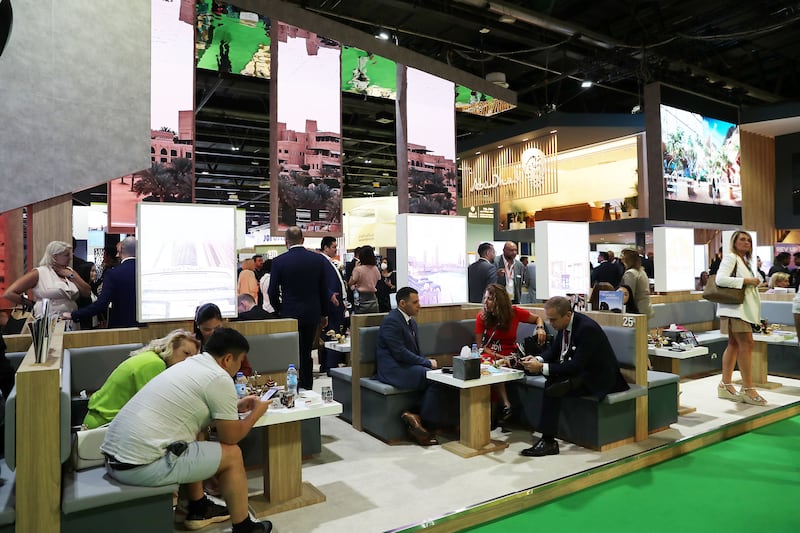 The event is considered a bellwether for the travel industry in the Middle East, offering an insight into the trends that will shape the year ahead. Pawan Singh / The National