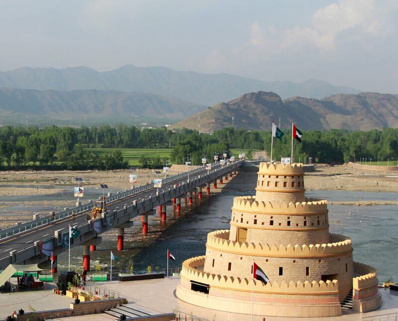 The opening of the Sheikh Zayed bin Sultan Al Nahyan Bridge in Pakistan. WAM *** Local Caption ***  60bbeae4-da08-42d3-bd98-b856e1fc85cc.jpg