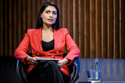 Saadia Zahidi, managing director at the World Economic Forum. EPA 