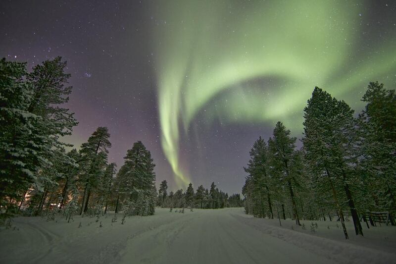 The Northern Lights can be seen from Finland. Andy Keen