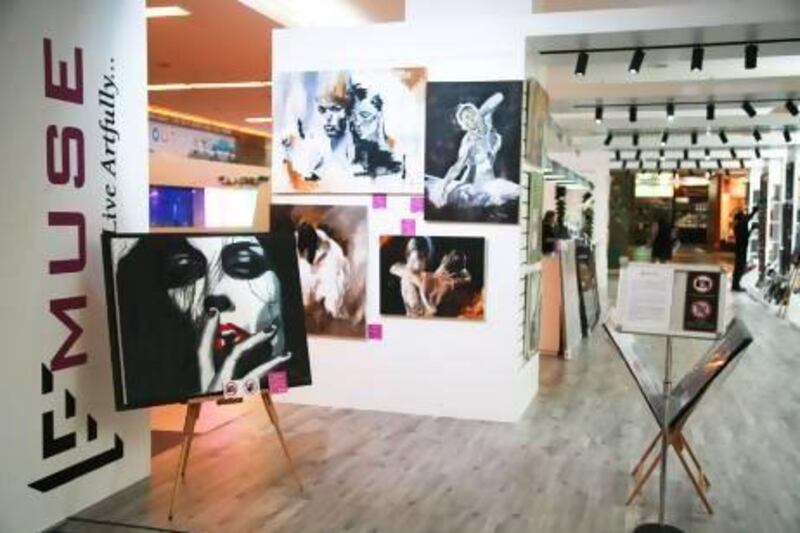 Muse Artz, located in Times Square Center, offers original artwork, prints, photographs and reproductions of masterpieces, as well as framing services. Lee Hoagland/The National