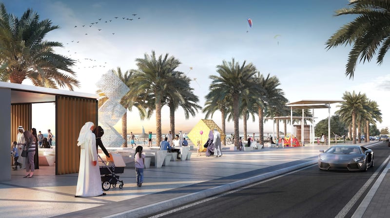 Sharjah Beach Development Project. The landmark project, which is part of the strategic plan of the Sharjah Urban Planning Council (SUPC), aims to develop world-class public amenities, enhance tourism infrastructure and improve the standard of living in the Emirate. It is expected to attract more tourists and boost economic development. Handout photo