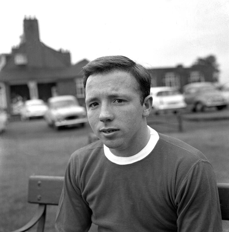 Manchester United's Nobby Stiles in 1961. PA