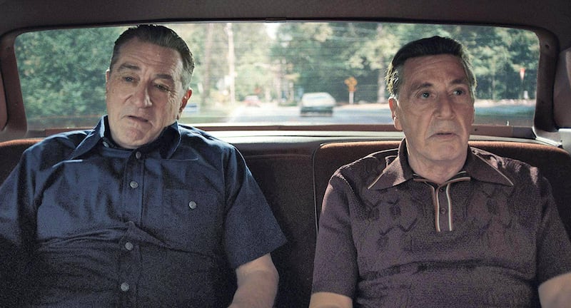 Robert De Niro and Al Pacino in The Irishman (2019)