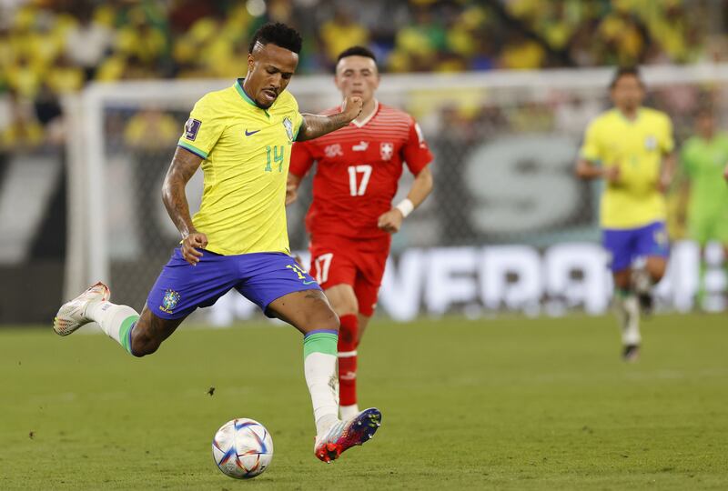 Militao 6: Usually a centre-half, he moved to right-back as Danilo is injured. Wasn’t as advanced as Brazilian full-backs of yore. There’s a pragmatism to this Brazil side. EPA