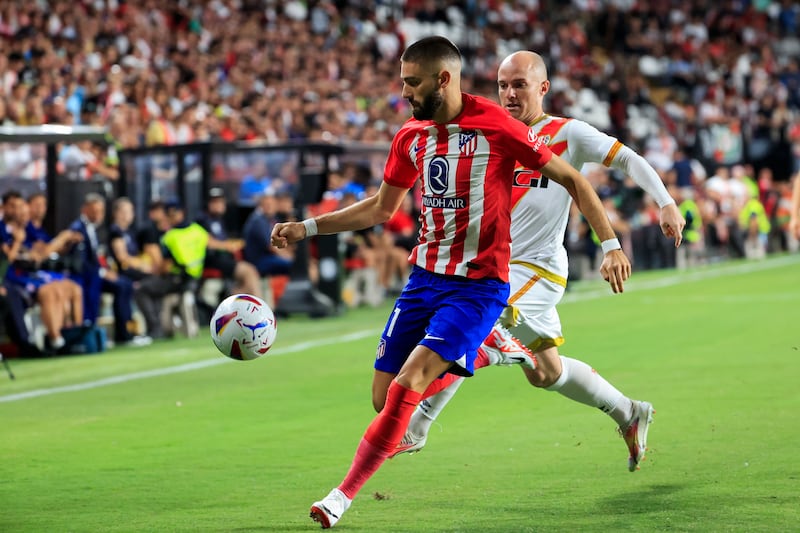 Yannick Carrasco (Al Shabab). After 265 appearances across two spells at Atletico Madrid, the Belgian winger joined the Riyadh club for a reported fee of €15 million. Carrasco also spent two years in the Chinese Super League. EPA