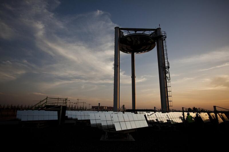 Masdar City in Abu Dhabi. Andrew Henderson / The National