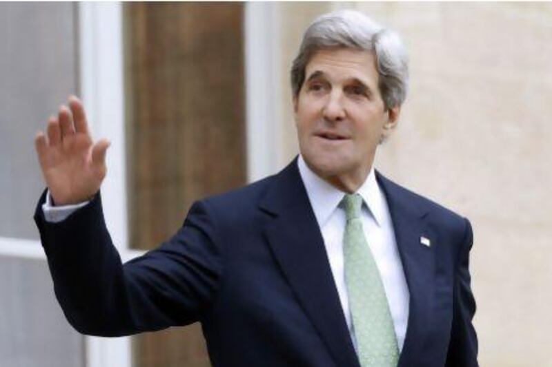 John Kerry has begun a nine-day tour of Europe and the Middle East. Jacqelyn Martin / AFP