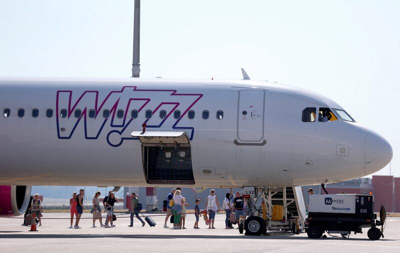 Passengers flying with Wizz Air in and out of the UK last summer were delayed by nearly an hour on average. Reuters