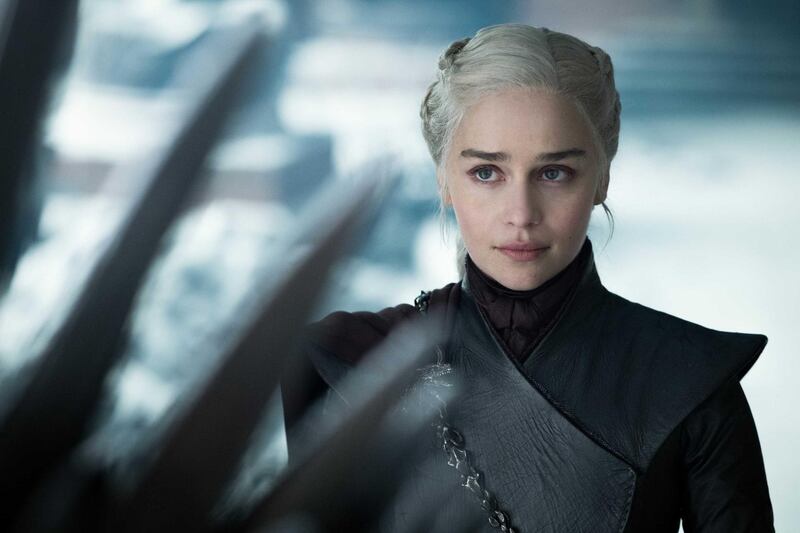 Emilia Clarke in the final episode of "Game of Thrones." Courtesy HBO