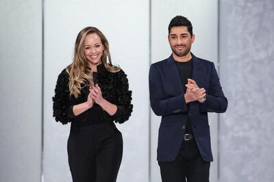 PARIS, FRANCE - JULY 04:  (L-R) Designers Tamara Ralph and Michael Russo walk the runway during the Ralph & Russo Haute Couture Fall/Winter 2016-2017 show as part of Paris Fashion Week on July 4, 2016 in Paris, France.  (Photo by Richard Bord/Getty Images)