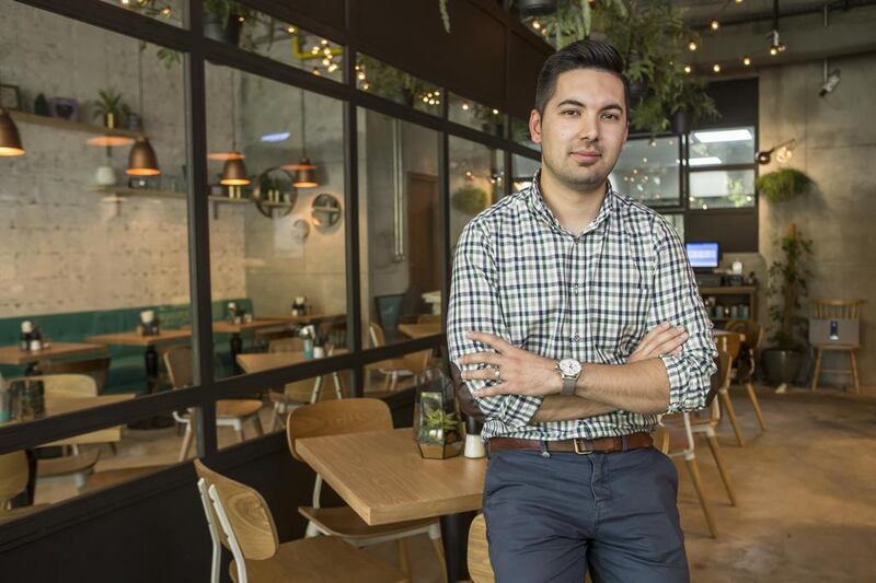 Davron Hamidov is the co-founder of Friends Avenue and Arrows and Sparrows eateries in Dubai. Antonie Robertson / The National