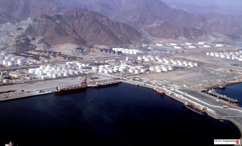 BPGIC is planning a phase III expansion of its oil storage and refinery facilities in the Fujairah Oil Industrial Zone. Courtesy Port of Fujairah