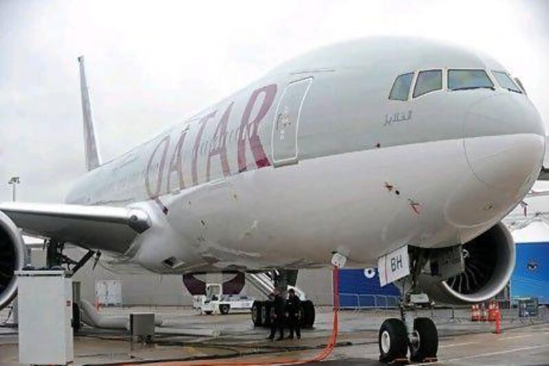 A Qatar Airways Boeing 777. Antoine Antoine for The National