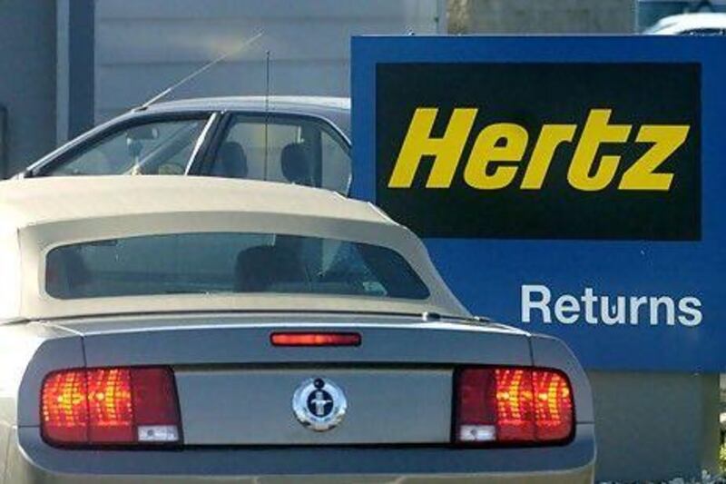 Hertz has seen a growth in its monthly business. AP Photo