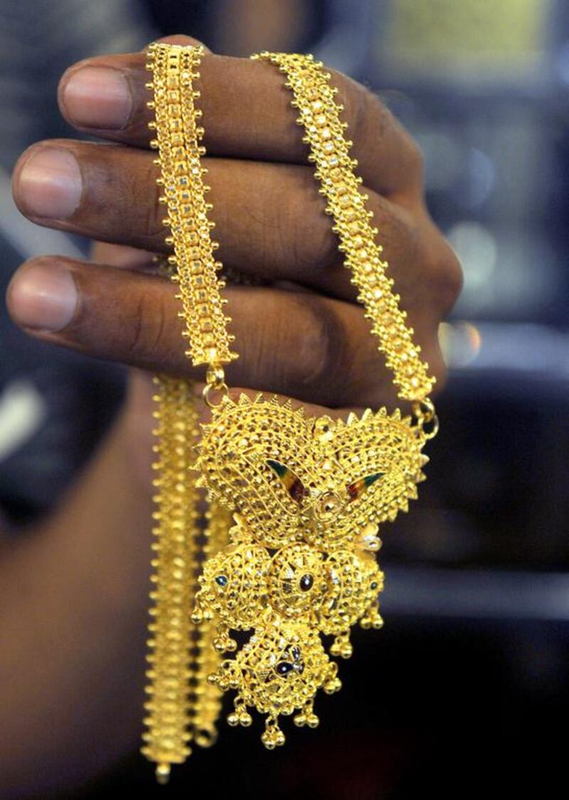 The World Gold Council estimates that amount of gold smuggled into India reached about 175 tonnes last year. Dibyangshu Sarkar / AFP