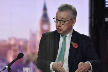 Michael Gove said England’s second lockdown could be extended beyond a month. BBC