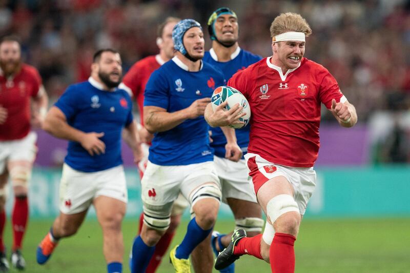 6. Aaron Wainwright (Wales). Made 64 metres with ball in hand – only Liam Williams managed more for Wales. Scored an opportunist try. And he has a jaw of stone. He barely fussed when chinned by Sebastien Vahaamahina. EPA